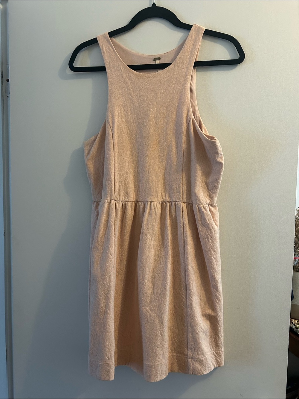 Free People Light Blush Textured Dress
